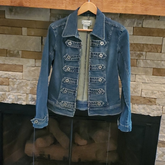 LIVE A LITTLE BLUE JEAN DENIM JACKET, MEDIUM - Picture 10 of 12